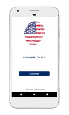 US Citizenship Test Civics 2020 android App screenshot 0